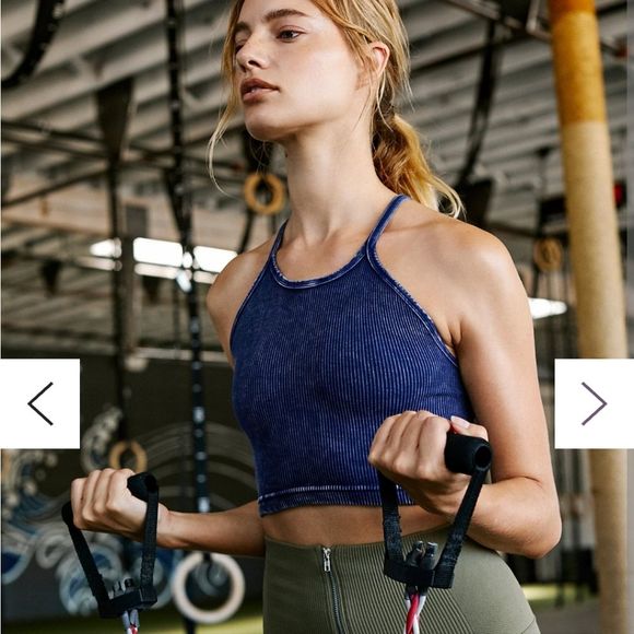 Free People Movement Good Karma Crop Tank Set NWOT M/L - Picture 8 of 11